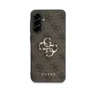 Guess PU 4G Metal Logo tok Samsung Galaxy A56 készülékhez barna