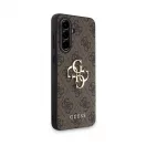 Guess PU 4G Metal Logo tok Samsung Galaxy A56 készülékhez barna
