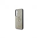 Guess PU Fixed Glitter 4G Metal Logo tok Samsung Galaxy S25+ készülékhez arany