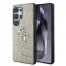 Guess PU Fixed Glitter 4G Metal Logo tok Samsung Galaxy S25 Ultra készülékhez arany