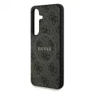 Guess PU Leather 4G Colored Ring MagSafe tok Samsung Galaxy S25 készülékhez barna