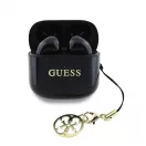 Guess Classic Logo Charm TWS vezeték nélküli fülhallgató fekete