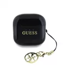 Guess Classic Logo Charm TWS vezeték nélküli fülhallgató fekete