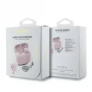 Guess Classic Logo Charm TWS vezeték nélküli fülhallgatók rózsaszín