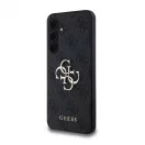 Guess PU 4G Metal Logo tok Samsung Galaxy A35 5G készülékhez szürke
