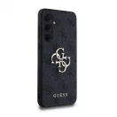 Guess PU 4G Metal Logo tok Samsung Galaxy A35 5G készülékhez szürke