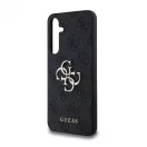 Guess PU 4G Metal Logo tok Samsung Galaxy A35 5G készülékhez szürke