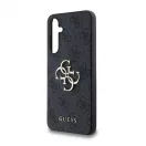 Guess PU 4G Metal Logo tok Samsung Galaxy A55 5G készülékhez szürke