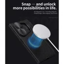 Nillkin CamShield Prop Magnetic Pen Slot hátsó tok Samsung Galaxy Z Fold 7 készülékhez fekete