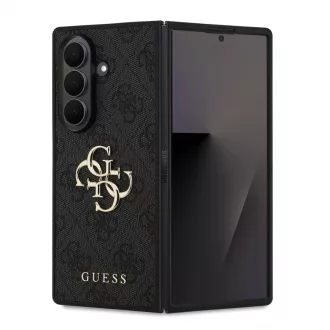   Guess PU 4G Metal Logo tok Samsung Galaxy Z Fold 7 készülékhez szürke