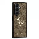 Guess PU 4G Metal Logo tok Samsung Galaxy Z Fold 7 készülékhez barna