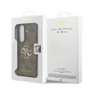 Guess PU 4G Metal Logo tok Samsung Galaxy Z Fold 7 készülékhez barna