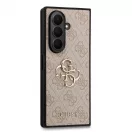 Guess PU 4G Metal Logo tok Samsung Galaxy Z Fold 7 készülékhez rózsaszín