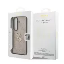Guess PU 4G Metal Logo tok Samsung Galaxy Z Fold 7 készülékhez rózsaszín
