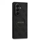 Guess PU Leather 4G Colored Ring Magnetic tok Samsung Galaxy Z Fold 7 készülékhez fekete
