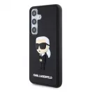Karl Lagerfeld 3D Rubber Ikonik tok Samsung Galaxy S24 készülékhez fekete