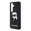 Karl Lagerfeld 3D Rubber Ikonik tok Samsung Galaxy S24 készülékhez fekete