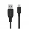 Tactical Stitch Thread Kábel USB-A/USB-C 2m fekete