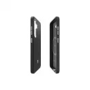GP-FPS931PGA Samsung by Spigen Enzo Aramid Magnetic tok Galaxy S25 készülékhez fekete, ezüst (Sérült csomagolás)