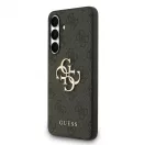 Guess PU 4G Metal Logo tok Samsung Galaxy S25 FE készülékhez szürke