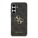 Guess PU 4G Metal Logo tok Samsung Galaxy S25 FE készülékhez szürke