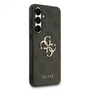 Guess PU 4G Metal Logo tok Samsung Galaxy S25 FE készülékhez szürke