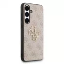 Guess PU 4G Metal Logo tok Samsung Galaxy S25 FE készülékhez rózsaszín
