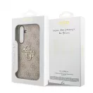 Guess PU 4G Metal Logo tok Samsung Galaxy S25 FE készülékhez rózsaszín