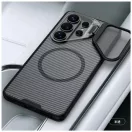 Nillkin CamShield Prop Magnetic (Transparent Lens) tok Samsung Galaxy S26 Ultra készülékhez átlátszó fekete