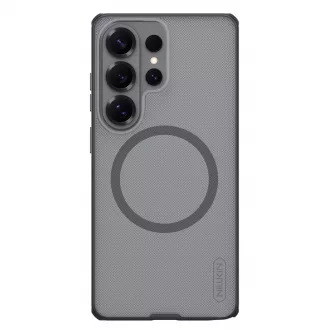   Nillkin Super Frosted PRO mágneses hát tok Samsung Galaxy S26 Ultra készülékhez átlátszó fekete