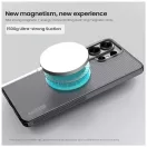 Nillkin Super Frosted PRO mágneses hát tok Samsung Galaxy S26 Ultra készülékhez átlátszó fekete