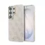 Guess PU 4G Script Metal Logo mágneses tok Samsung Galaxy S26 Ultra készülékhez rózsaszín