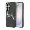 Karl Lagerfeld IML Choupette Karl Script Logo mágneses tok Samsung Galaxy S26 készülékhez fekete