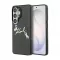 Karl Lagerfeld IML Choupette Karl Script Logo mágneses tok iPhone Samsung Galaxy S26 Ultra készülékhez fekete