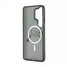Karl Lagerfeld IML Choupette Karl Script Logo mágneses tok iPhone Samsung Galaxy S26 Ultra készülékhez fekete