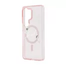 Karl Lagerfeld IML Choupette Karl Script Logo mágneses tok iPhone és Samsung Galaxy S26 Ultra készülékekhez rózsaszín