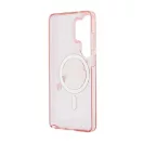 Karl Lagerfeld IML Choupette Karl Script Logo mágneses tok iPhone és Samsung Galaxy S26 Ultra készülékekhez rózsaszín