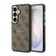 Guess 4G Gold Frame mágneses műbőr tok Samsung Galaxy S26 készülékhez barna