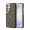 Guess PU bőr 4G Gold Frame mágneses tok Samsung Galaxy S26 Ultra készülékhez barna