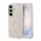 Guess PU bőr 4G aranykeretes mágneses tok Samsung Galaxy S26 készülékhez, rózsaszín
