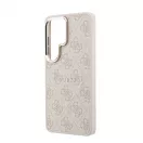 Guess PU bőr 4G Gold Frame mágneses tok Samsung Galaxy S26 Ultra készülékhez rózsaszín