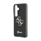 Guess IML 4G Script Metal Logo tok Samsung Galaxy 26 készülékhez, fekete