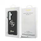 Guess IML 4G Script Metal Logo tok Samsung Galaxy 26 készülékhez, fekete