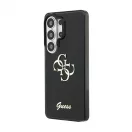 Guess IML 4G Script Metal Logo tok Samsung Galaxy 26 Ultra készülékhez fekete