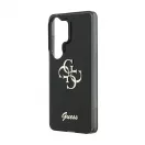 Guess IML 4G Script Metal Logo tok Samsung Galaxy 26 Ultra készülékhez fekete