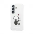 Karl Lagerfeld IML K&CH Back Logo Magnetic tok Samsung Galaxy S26 készülékhez átlátszó