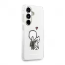 Karl Lagerfeld IML K&CH Back Logo Magnetic tok Samsung Galaxy S26 készülékhez átlátszó