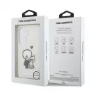 Karl Lagerfeld IML K&CH Back Logo Magnetic tok Samsung Galaxy S26 készülékhez átlátszó
