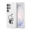 Karl Lagerfeld IML K&CH Back Logo Magnetic tok iPhone és Samsung Galaxy S26 Ultra készülékekhez átlátszó