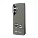 Karl Lagerfeld IML K&CH Peekaboo Logo mágneses tok iPhone Samsung Galaxy S26 készülékhez fekete